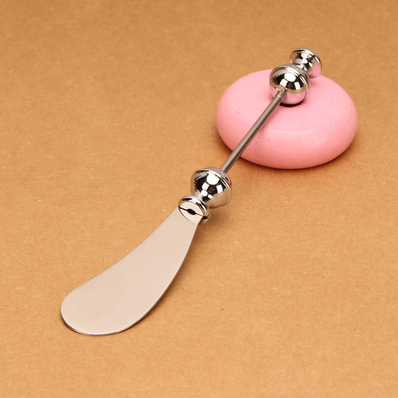 Wholesale Beadable Utensils DIY Stainless Steel Pizza Shovel Bread  Butter Cream Table Cutlery